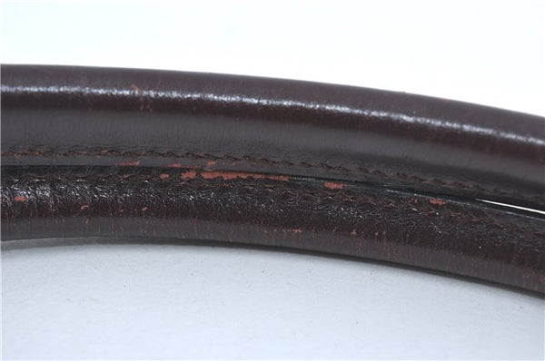 Authentic GUCCI Shoulder Hand Bag Purse Leather 0014278 Bordeaux Red 1005C