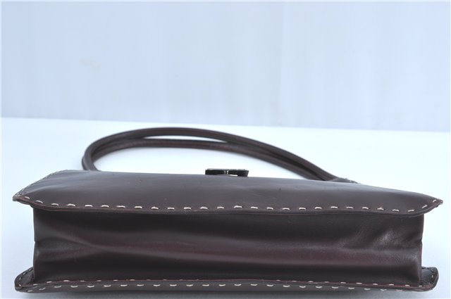 Authentic GUCCI Shoulder Hand Bag Purse Leather 0014278 Bordeaux Red 1005C