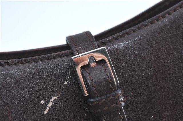 Authentic GUCCI Shoulder Hand Bag Purse Leather 0014278 Bordeaux Red 1005C