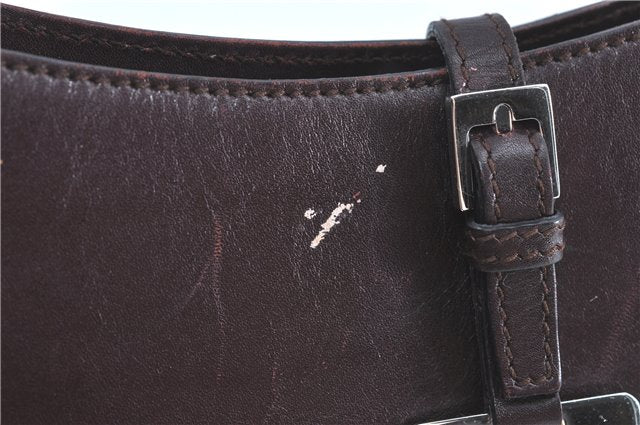 Authentic GUCCI Shoulder Hand Bag Purse Leather 0014278 Bordeaux Red 1005C