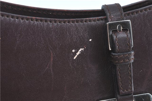 Authentic GUCCI Shoulder Hand Bag Purse Leather 0014278 Bordeaux Red 1005C