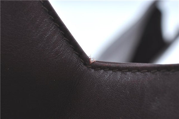 Authentic GUCCI Shoulder Hand Bag Purse Leather 0014278 Bordeaux Red 1005C