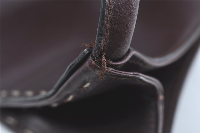 Authentic GUCCI Shoulder Hand Bag Purse Leather 0014278 Bordeaux Red 1005C