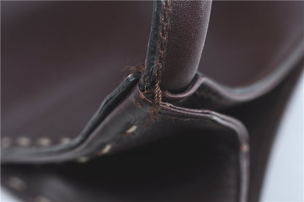 Authentic GUCCI Shoulder Hand Bag Purse Leather 0014278 Bordeaux Red 1005C