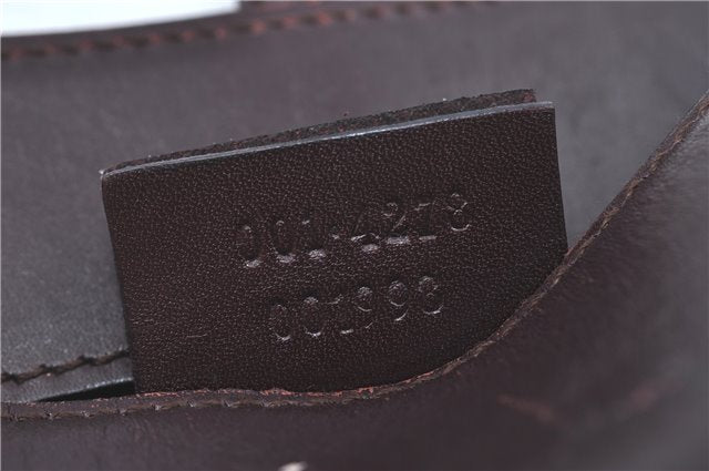 Authentic GUCCI Shoulder Hand Bag Purse Leather 0014278 Bordeaux Red 1005C