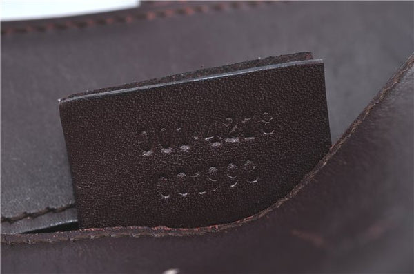 Authentic GUCCI Shoulder Hand Bag Purse Leather 0014278 Bordeaux Red 1005C