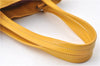 Authentic PRADA Vintage Leather Shoulder Hand Bag Yellow 1005G