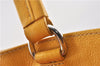 Authentic PRADA Vintage Leather Shoulder Hand Bag Yellow 1005G