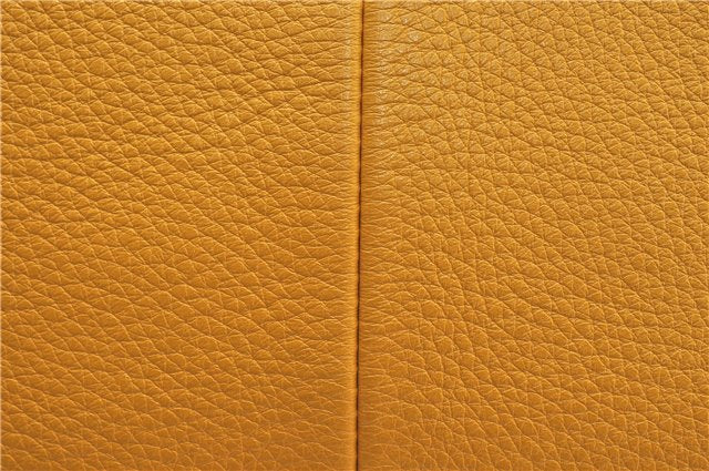 Authentic PRADA Vintage Leather Shoulder Hand Bag Yellow 1005G