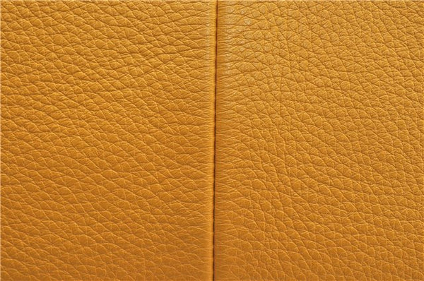 Authentic PRADA Vintage Leather Shoulder Hand Bag Yellow 1005G