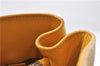 Authentic PRADA Vintage Leather Shoulder Hand Bag Yellow 1005G