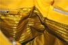 Authentic PRADA Vintage Leather Shoulder Hand Bag Yellow 1005G