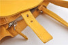 Authentic PRADA Vintage Leather Shoulder Hand Bag Yellow 1005G