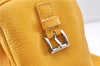 Authentic PRADA Vintage Leather Shoulder Hand Bag Yellow 1005G