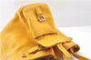 Authentic PRADA Vintage Leather Shoulder Hand Bag Yellow 1005G