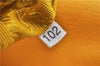 Authentic PRADA Vintage Leather Shoulder Hand Bag Yellow 1005G