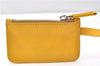 Authentic PRADA Vintage Leather Shoulder Hand Bag Yellow 1005G