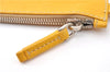 Authentic PRADA Vintage Leather Shoulder Hand Bag Yellow 1005G