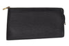 Authentic Louis Vuitton Epi Pochette Accessoires Pouch Black M52942 LV 1005I