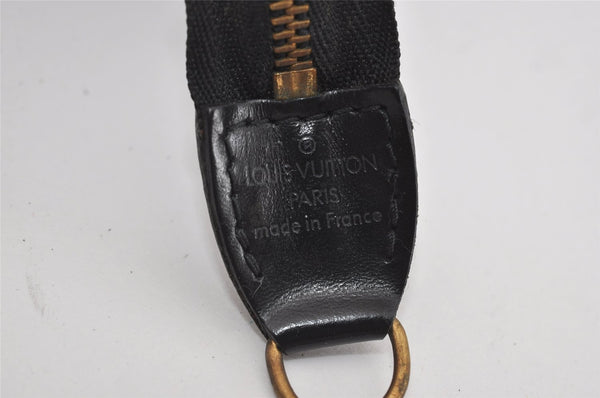 Authentic Louis Vuitton Epi Pochette Accessoires Pouch Black M52942 LV 1005I