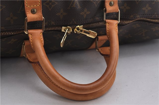 Authentic Louis Vuitton Monogram Keepall 55 Travel Boston Bag M41424 LV 1007F