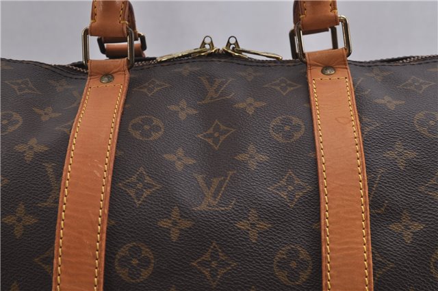 Authentic Louis Vuitton Monogram Keepall 55 Travel Boston Bag M41424 LV 1007F