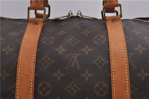 Authentic Louis Vuitton Monogram Keepall 55 Travel Boston Bag M41424 LV 1007F