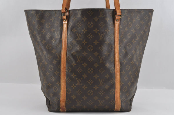 Authentic Louis Vuitton Monogram Sac Shopping GM Tote Bag M51110 LV 1007I