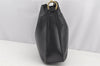Authentic GUCCI Bamboo 2Way Shoulder Hand Bag Purse Leather Black Junk 1008I