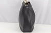 Authentic GUCCI Bamboo 2Way Shoulder Hand Bag Purse Leather Black Junk 1008I