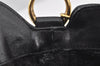 Authentic GUCCI Bamboo 2Way Shoulder Hand Bag Purse Leather Black Junk 1008I