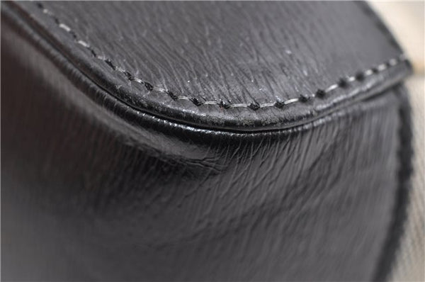 Authentic GUCCI Vintage Shoulder Tote Bag Canvas Leather 0021109 Gray 1009G