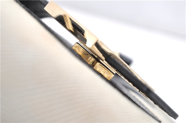 Authentic GUCCI Vintage Shoulder Tote Bag Canvas Leather 0021109 Gray 1009G