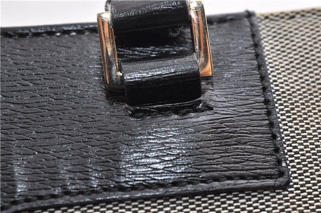 Authentic GUCCI Vintage Shoulder Tote Bag Canvas Leather 0021109 Gray 1009G