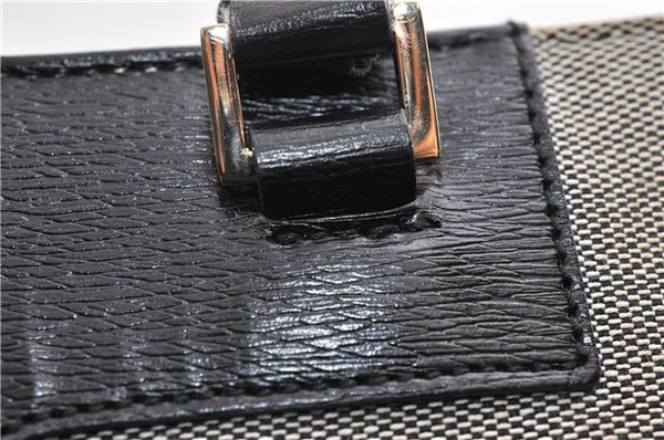 Authentic GUCCI Vintage Shoulder Tote Bag Canvas Leather 0021109 Gray 1009G