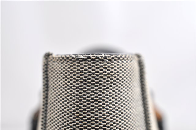 Authentic GUCCI Vintage Shoulder Tote Bag Canvas Leather 0021109 Gray 1009G