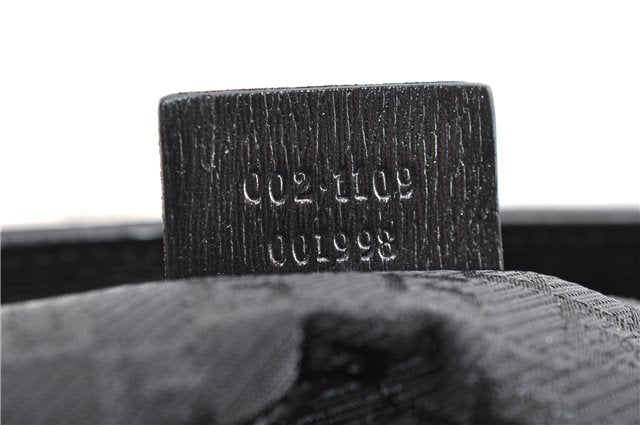 Authentic GUCCI Vintage Shoulder Tote Bag Canvas Leather 0021109 Gray 1009G