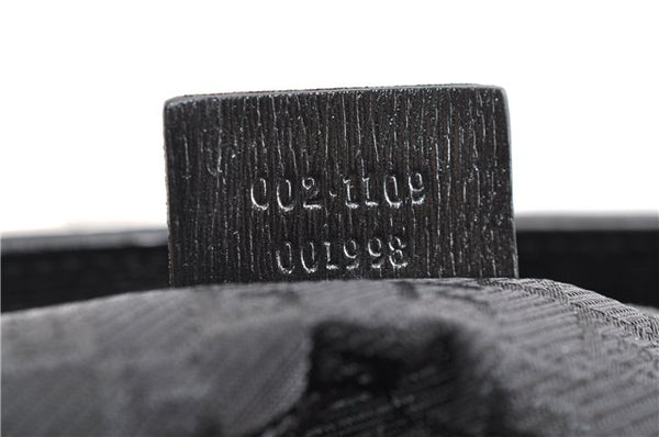 Authentic GUCCI Vintage Shoulder Tote Bag Canvas Leather 0021109 Gray 1009G