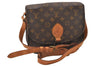 Authentic Louis Vuitton Monogram Saint Cloud GM M51242 Shoulder Cross Bag 1009I