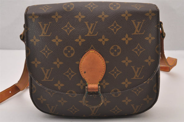 Authentic Louis Vuitton Monogram Saint Cloud GM M51242 Shoulder Cross Bag 1009I