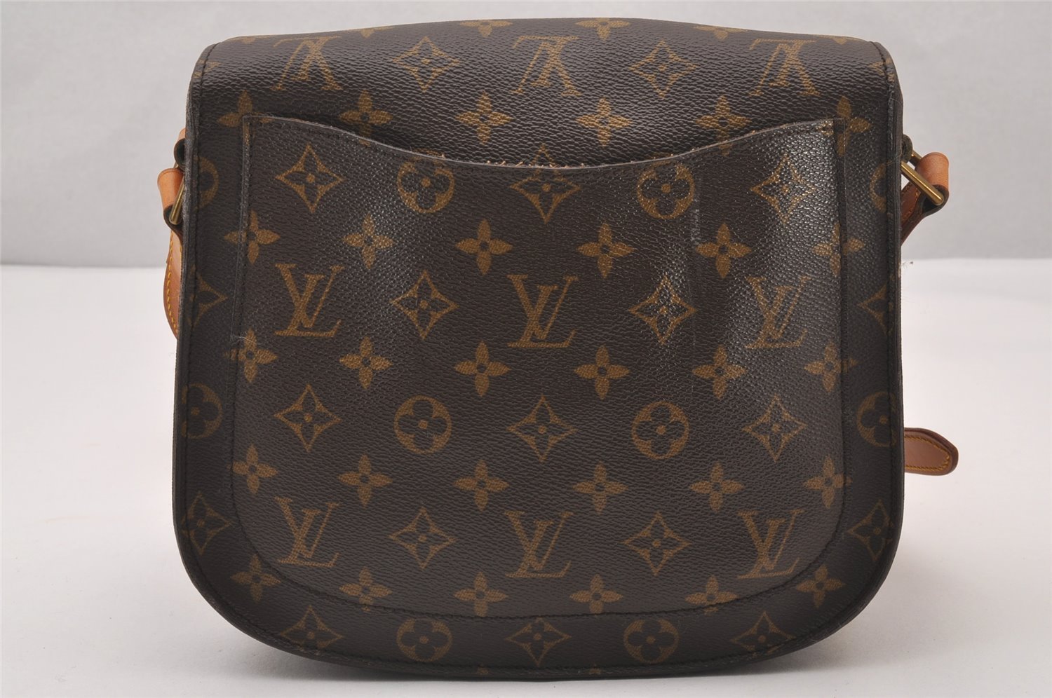 Authentic Louis Vuitton Monogram Saint Cloud GM M51242 Shoulder Cross Bag 1009I