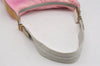 Authentic PRADA Vintage Nylon Tessuto Leather Shoulder Bag Pink 1011I