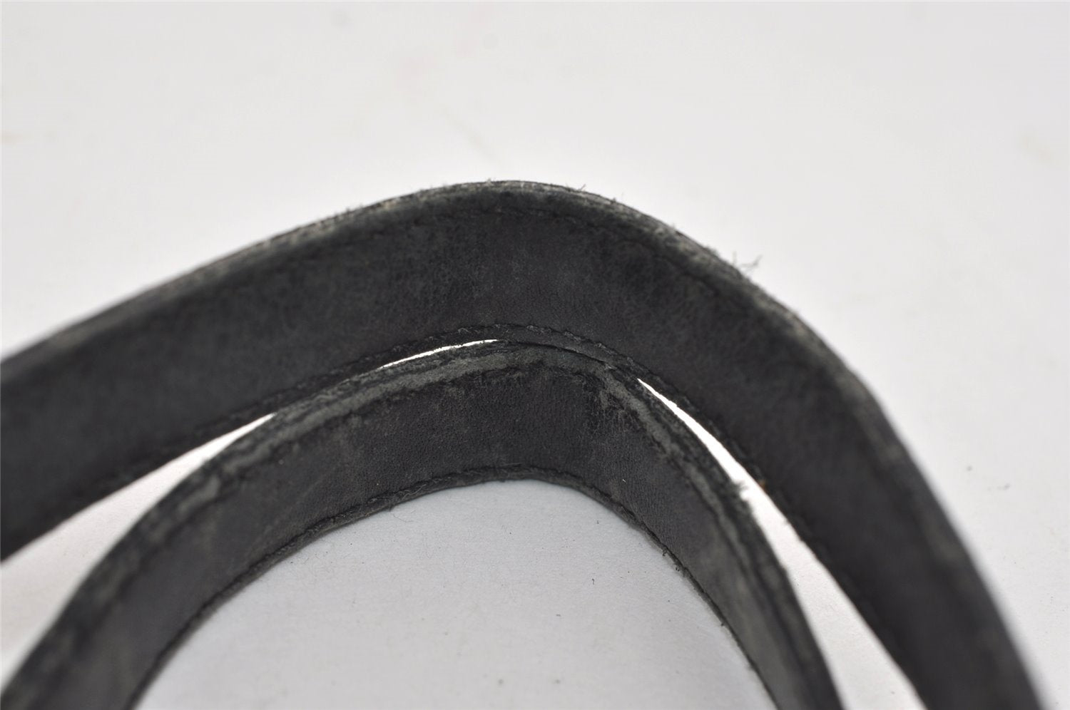 Authentic GUCCI Vintage Shoulder Tote Bag GG Canvas Leather 31244 Black 1012I