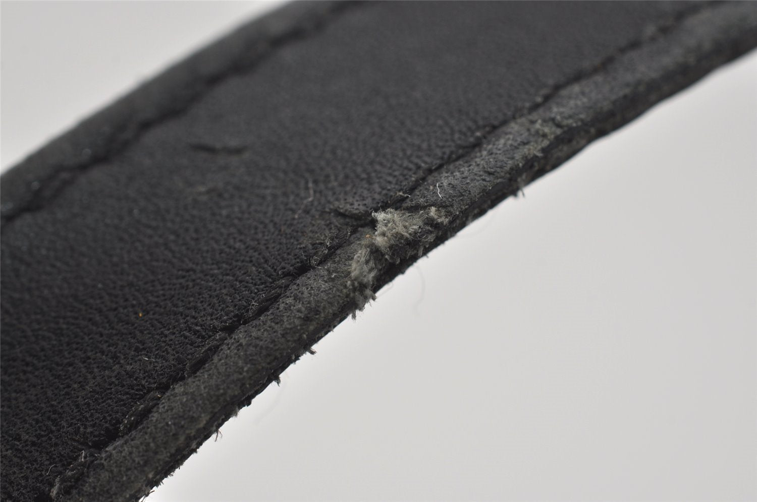 Authentic GUCCI Vintage Shoulder Tote Bag GG Canvas Leather 31244 Black 1012I