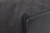 Authentic GUCCI Vintage Shoulder Tote Bag GG Canvas Leather 31244 Black 1012I