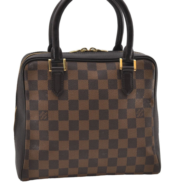 Authentic Louis Vuitton Damier Brera Hand Bag Purse N51150 LV 1014E