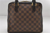 Authentic Louis Vuitton Damier Brera Hand Bag Purse N51150 LV 1014E