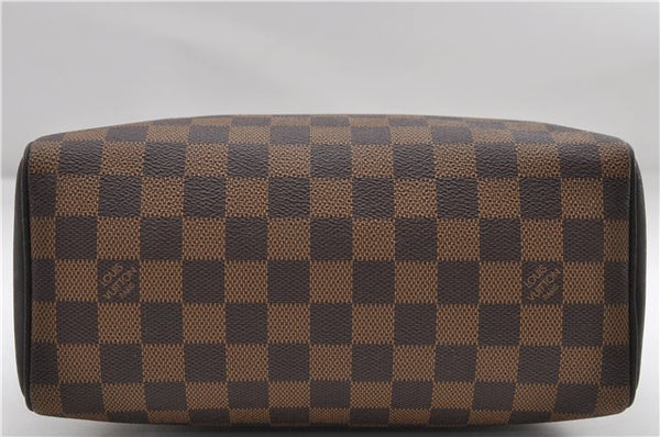 Authentic Louis Vuitton Damier Brera Hand Bag Purse N51150 LV 1014E
