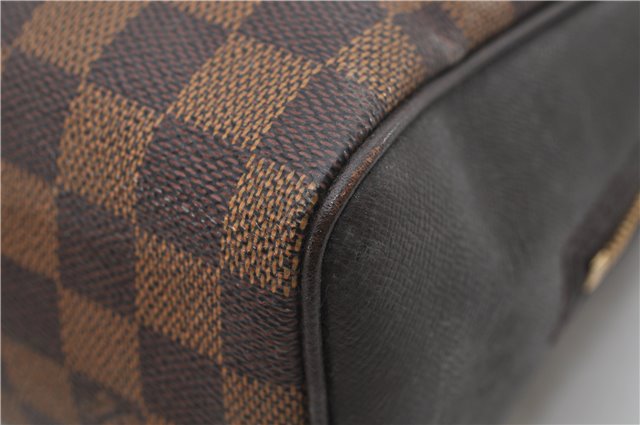 Authentic Louis Vuitton Damier Brera Hand Bag Purse N51150 LV 1014E