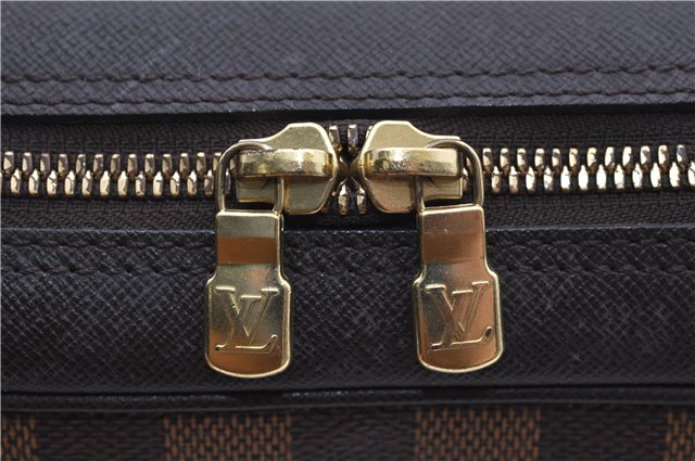 Authentic Louis Vuitton Damier Brera Hand Bag Purse N51150 LV 1014E